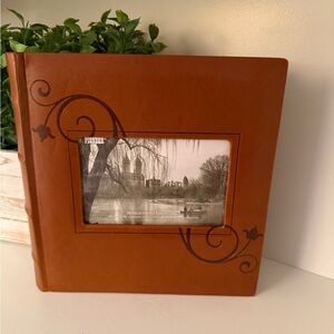 Pioneer Photo Album Embossed Leatherette w/Swirl Design Holds 200 4x6" Photos